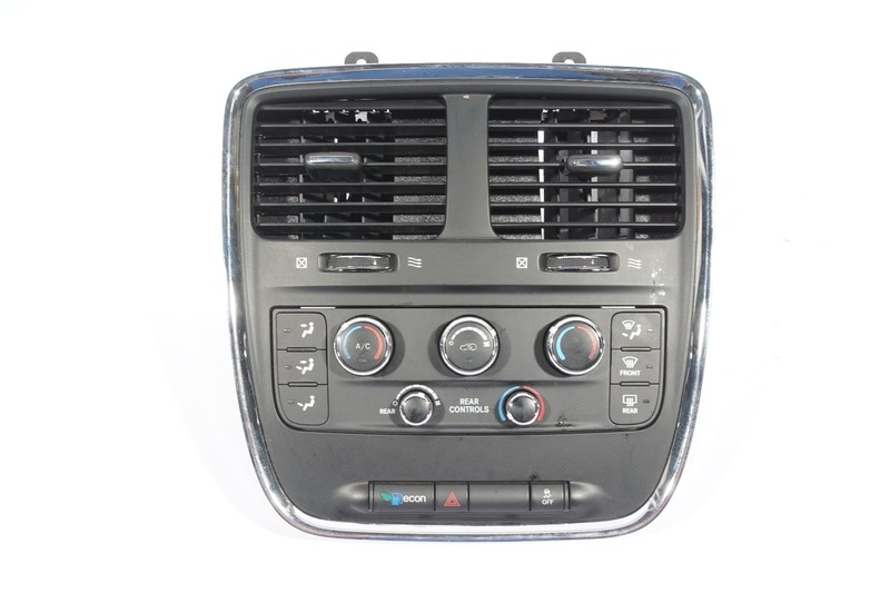 14-20 DODGE GRAND CARAVAN CENTER CONSOLE AIR VENTS AND CLIMATE CONTROL PANEL OEM