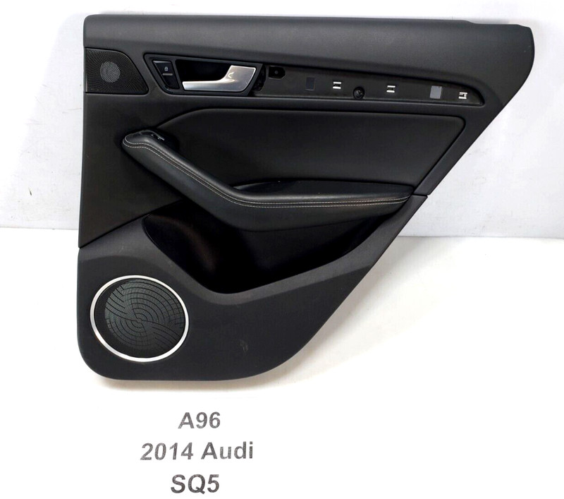 ✅ 13-17 OEM Audi SQ5 Q5 Rear Right Passenger Interior Door Trim Panel Black