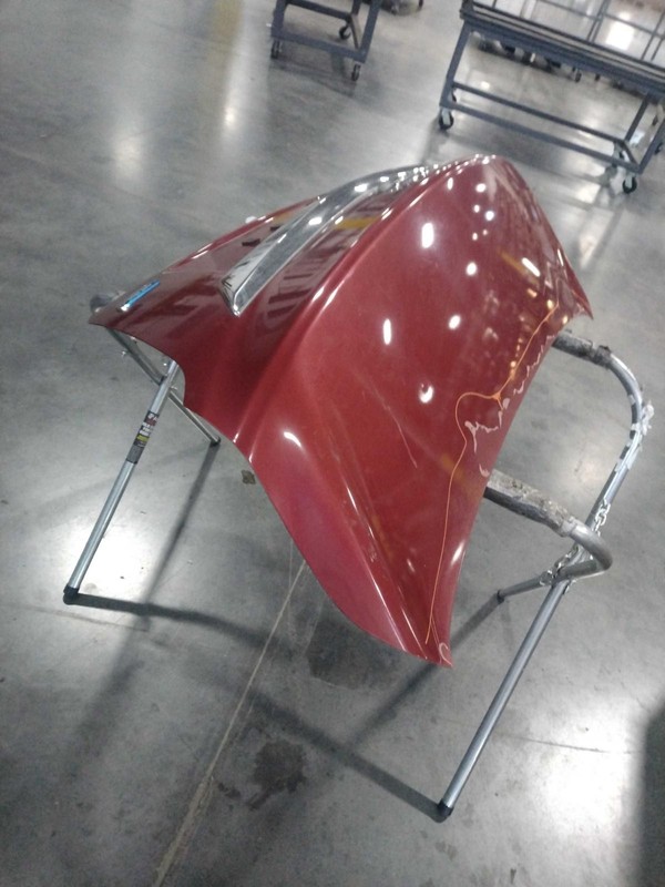 2013 Nissan Altima Deck Lid Trunk Lid Red OEM Used 70000 Miles Paint Faded
