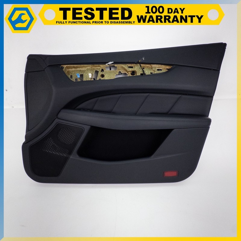 12-18 MERCEDES-BENZ CLS550 FRONT RIGHT SIDE INTERIOR DOOR PANEL BLACK OEM