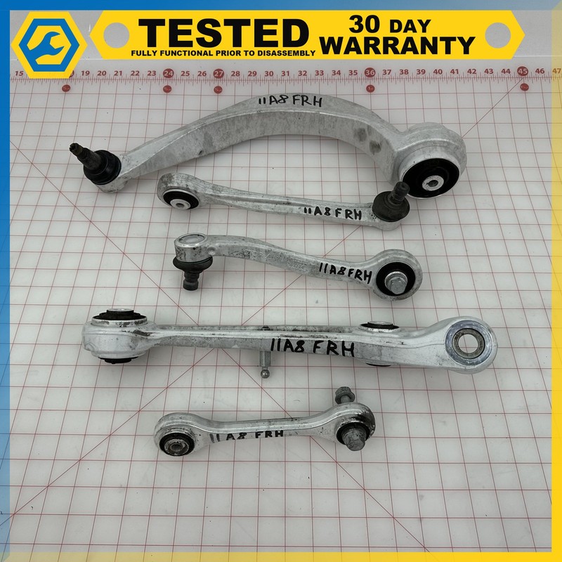 11-18 Audi S8 A8 Quattro FRONT RIGHT SIDE SUSPENSION CONTROL ARM SET OEM