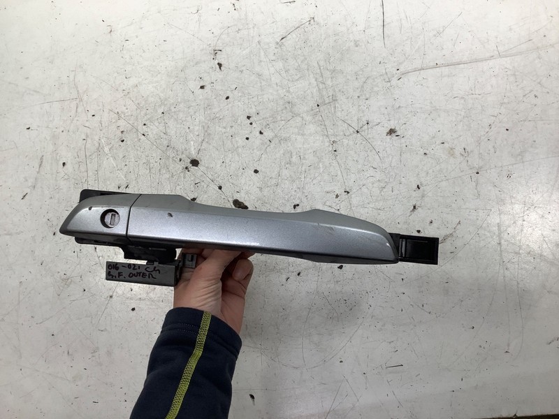 16-21 Honda Civic 4D Left Front Outer Door Handle Silver OEM