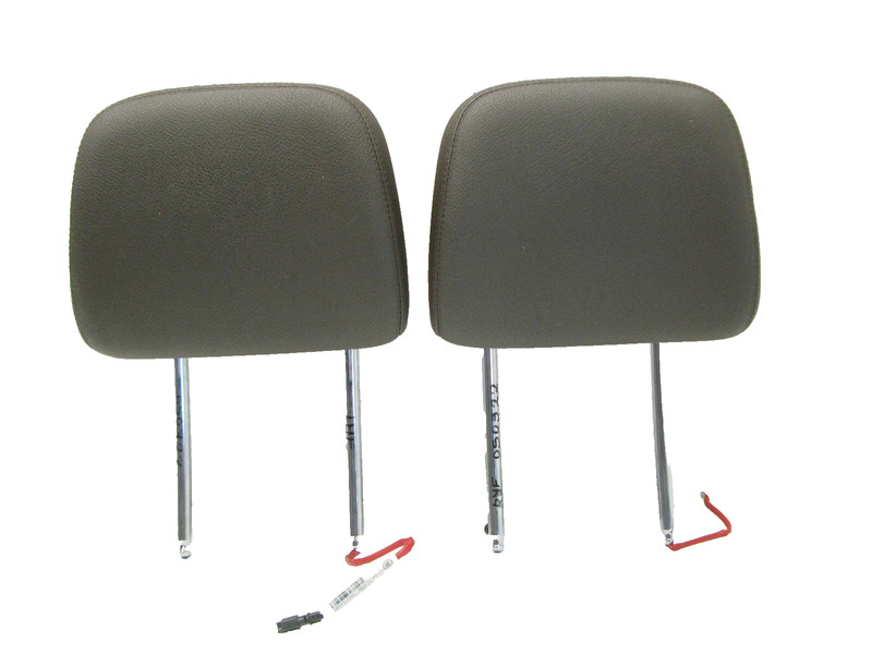 07-13 BMW E70 X5 FRONT DRIVER & PASSENGER SIDE SEAT HEADREST SET OEM 050322