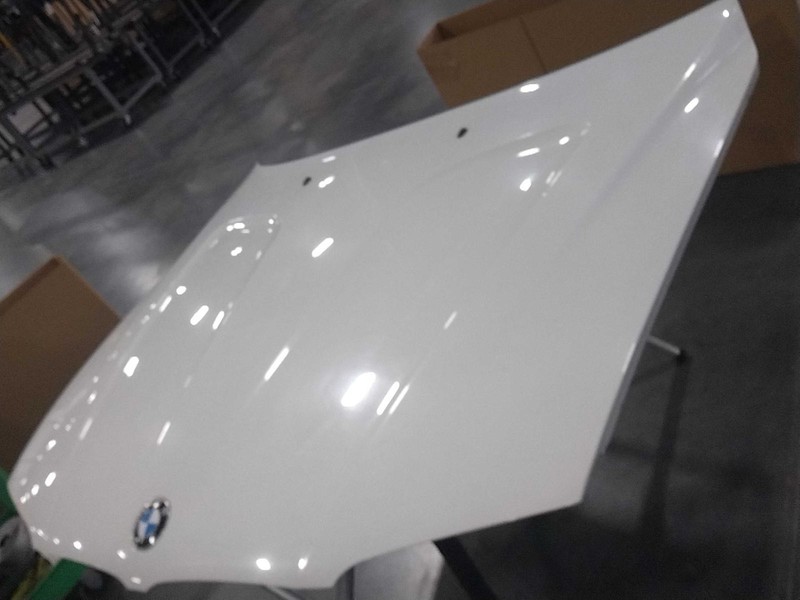 2010 BMW X3 Hood Panel OEM White Good Condition No Rust 4DR SUV