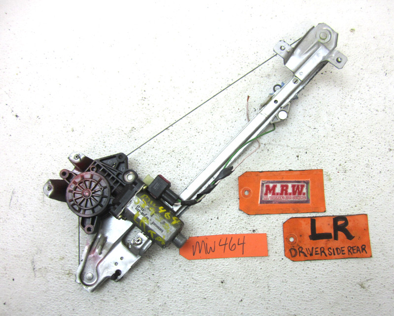 WINDOW MOTOR REGULATOR DOOR GLASS CABLE Driver SIDE REAR BACK LR 99-09 SAAB 9-5