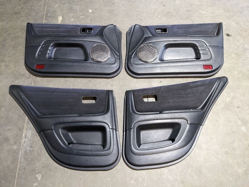 2003 LEXUS IS300 SPORT DESIGN DOOR PANEL INTERIOR COVER SET SUEDE OEM1176262