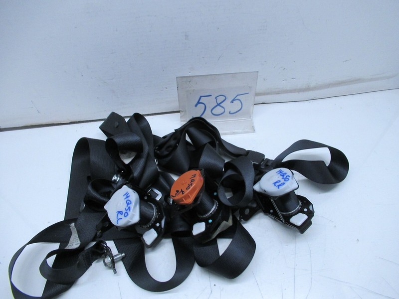 14-15 INFINITI Q50 REAR SEAT BELT RETRACTOR SET OF 3 ITEMS OEM
