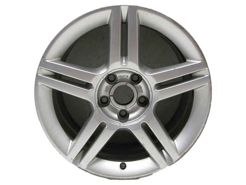 04-09 AUDI B7 A4 RIM WHEEL 5 DOUBLE SPOKE OEM 7.5 17" ET 45 8E0601025 062823 1