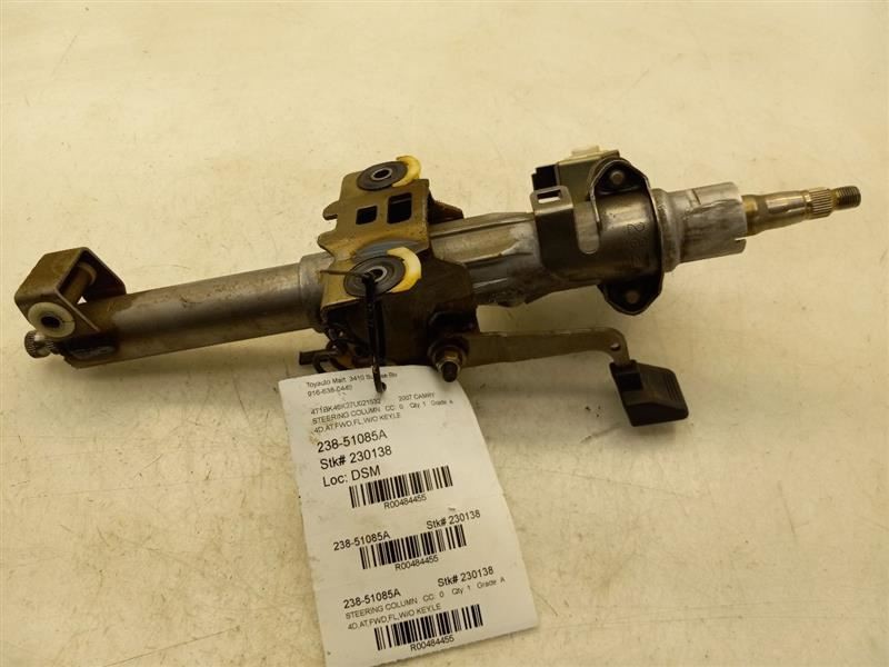 07-11 TOYOTA CAMRY AT FWD STEERING COLUMN ASSEMBLY