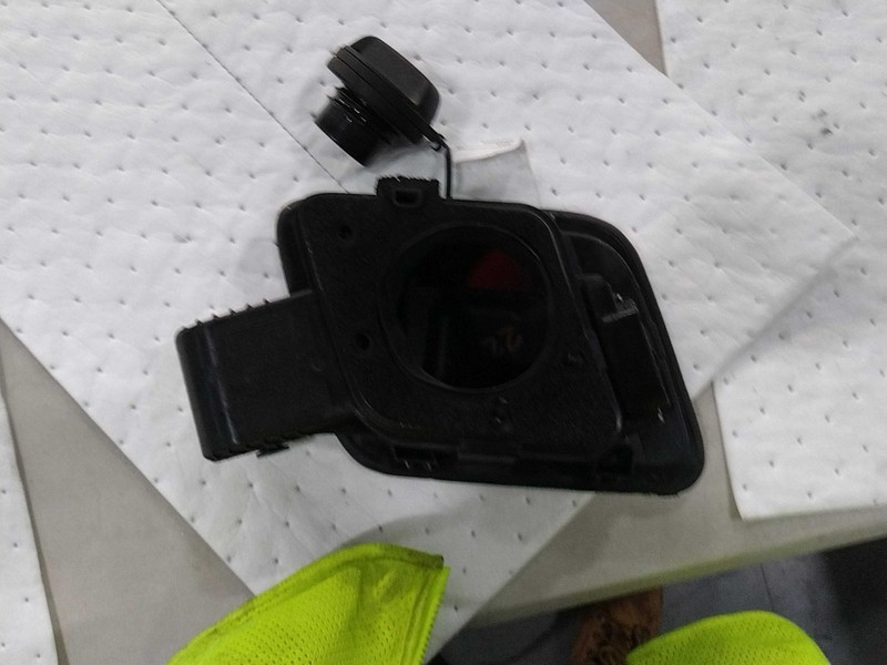 2023 KIA NIRO Fuel Filler Door RED Used 38k Miles OEM Non-Interchange Part