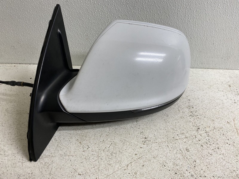 2013-2015 Audi Q7 Left Driver Door Mirror White 8R0 857 507 Exterior Glass Oem