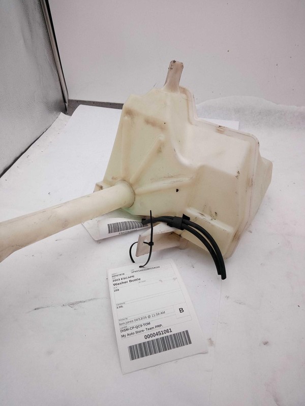2003 Ford Escape Washer Fluid Reservoir OEM Black 3.0L 86000 Miles NJ25-27678