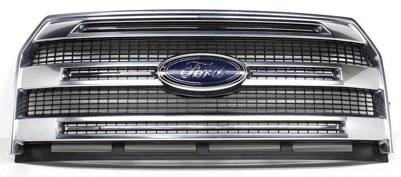 OEM Ford F150 Platinum Grille FL3Z-8200-MA Clips Missing Scratches