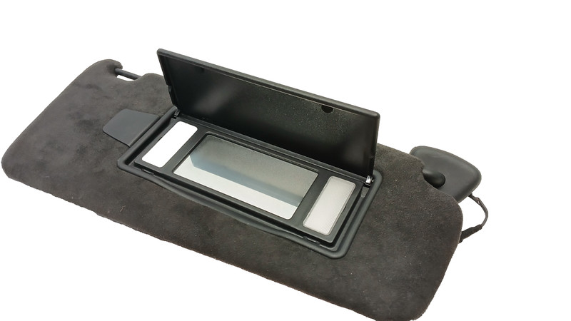 SUEDE 09-15 JAGUAR X250 XF XFR XFR-S SUN VISOR SUNVISOR SHADE RIGHT FRONT 020123