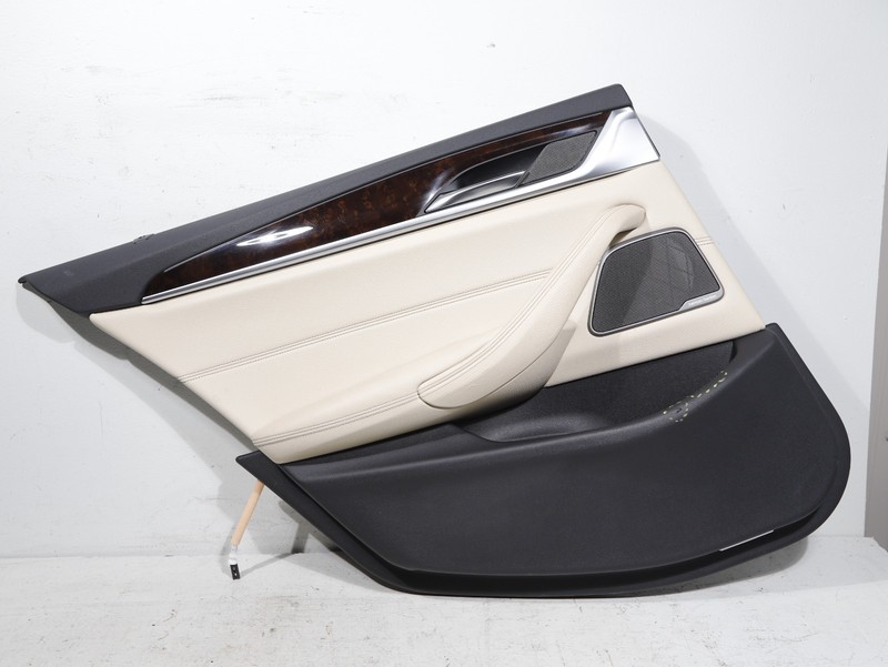 17-20 BMW 530 540 G30 Rear Left Door Panel Trim Canberra Beige OEM 44K