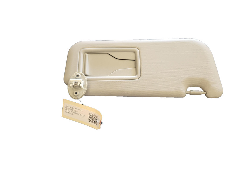 Used Oem TOYOTA Right Passenger Sun Visor for 2023 TOYOTA PRIUS LE 2.0L FWD