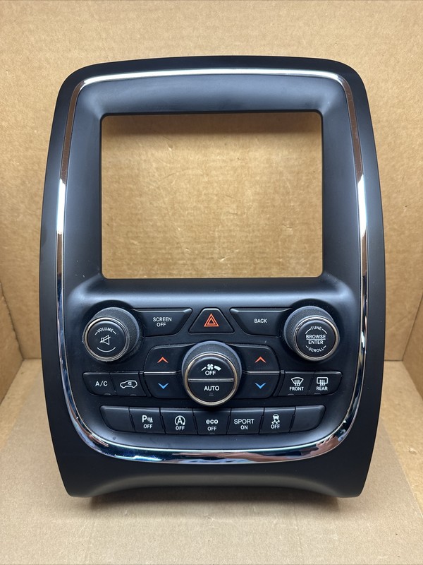 2016-2017 Dodge Durango Dash Heat AC Radio Climate Control Panel OEM 68253735AE