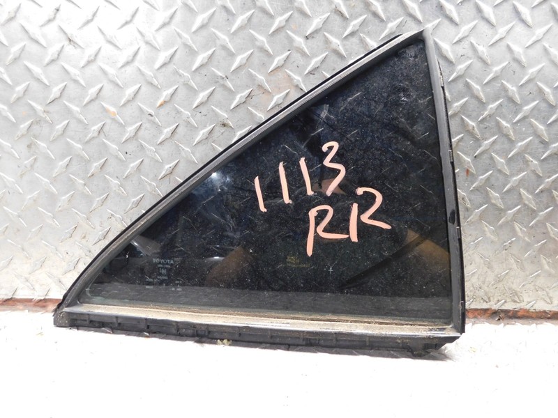 07-11 TOYOTA CAMRY RIGHT PASSENGER REAR DOOR VENT GLASS NORTH AMERICA BUILT