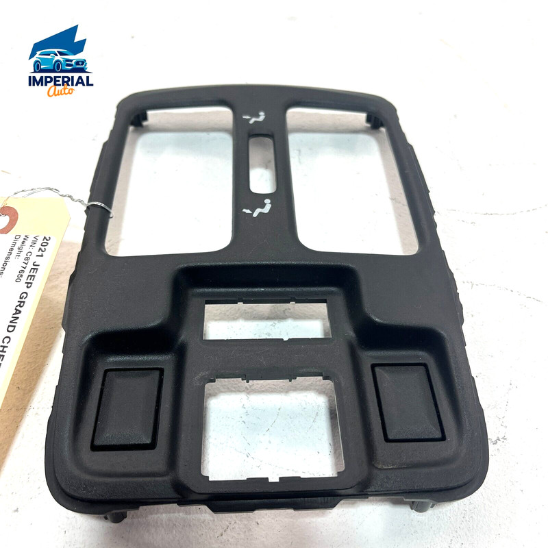 2014-2021 JEEP GRAND CHEROKEE CONSOLE BACK TRIM COVER PANEL RETAINING PLATE OEM