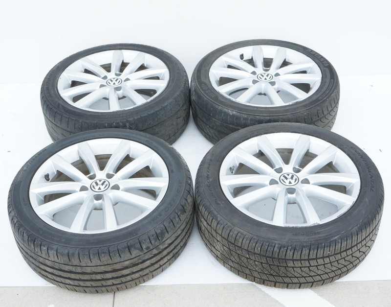 2012 - 2016 VOLKSWAGEN EOS ALLOY WHEEL RIM 7.5Jx17 & TIRE 235/45ZR17 SETOEM