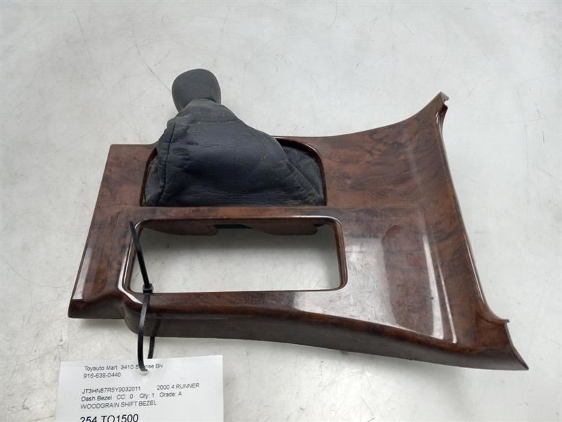 2000 TOYOTA 4RUNNER WOODGRAIN SHIFTER BEZEL