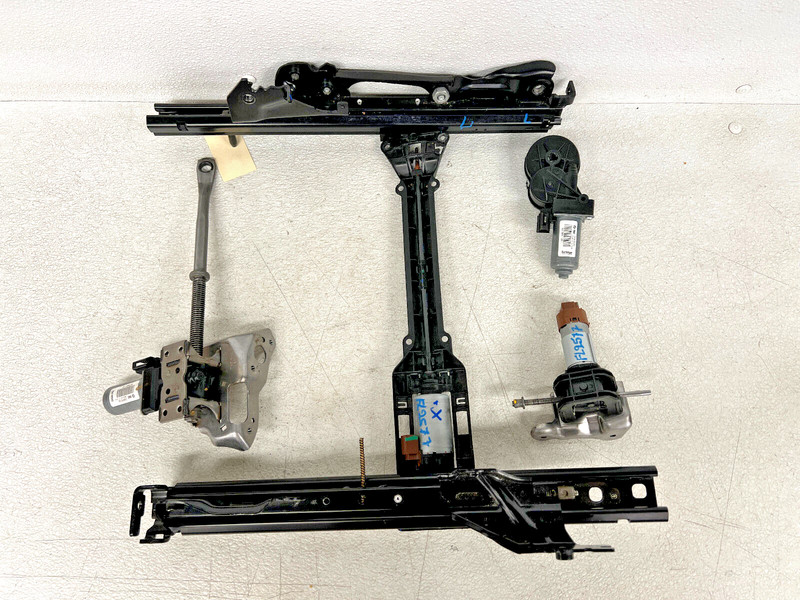 ⭐2011-2016 BMW 5-SERIES FRONT LEFT SIDE SEAT TRACK RAIL & MOTOR SET OEM LOT2577