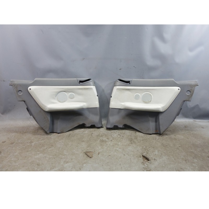 Damaged 98-99 BMW E36 M3 Convertible Rear Interior Trim Panel Pair Grey Napa OEM