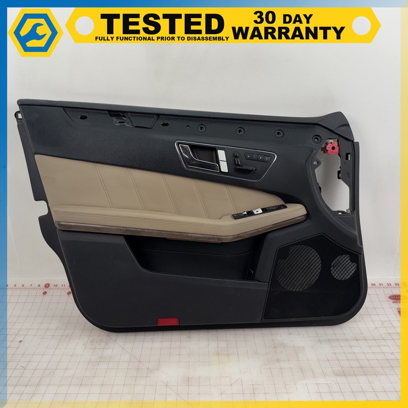 10-13 Mercedes E-Class W212 FRONT LEFT INTERIOR DOOR PANEL TRIM OEM