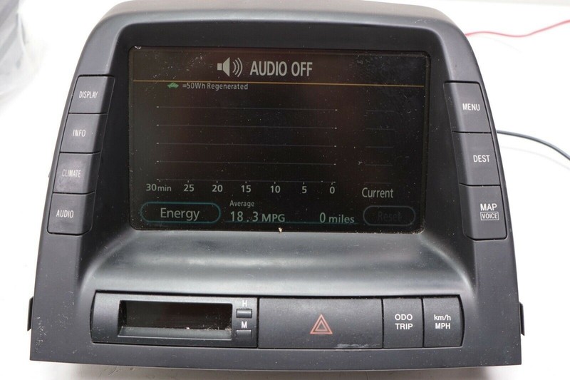 TOYOTA PRIUS Navigation Dash Screen Display Information w/ JBL OEM 2006 - 2009