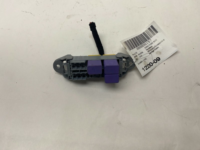 09-12 MASERATI GRANTURISMO CABIN FUSE BOX RELAY CUT-OFF OEM