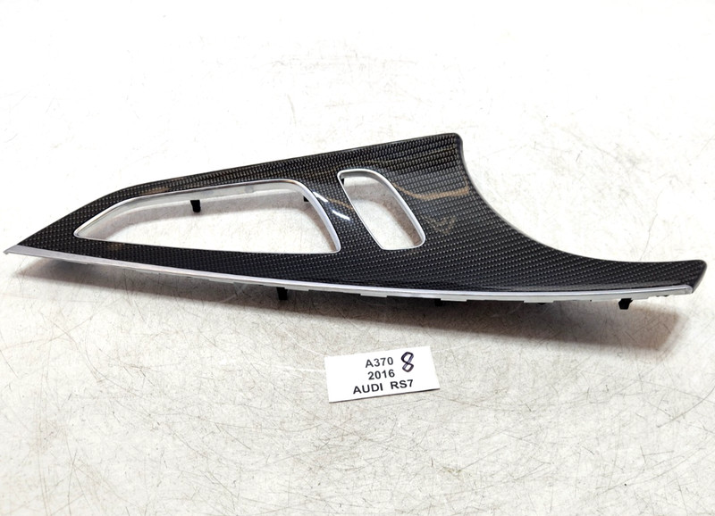 ✅2014-2018 OEM Audi RS7 A7 S7 Front Right Passenger Door Panel Trim Carbon Fiber