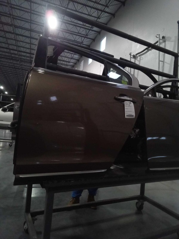 Lincoln MKS 2015 Left Rear Door BROWN 517925 3369