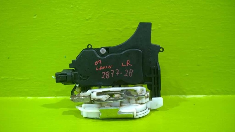 08-16 LANCER SDN DRIVER LEFT REAR DOOR LOCK LATCH ACTUATOR 2877-28