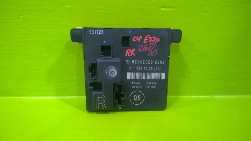 03 04 05 06 MERCEDES E320 RIGHT REAR DOOR CONTROL MODULE OEM 2681-10