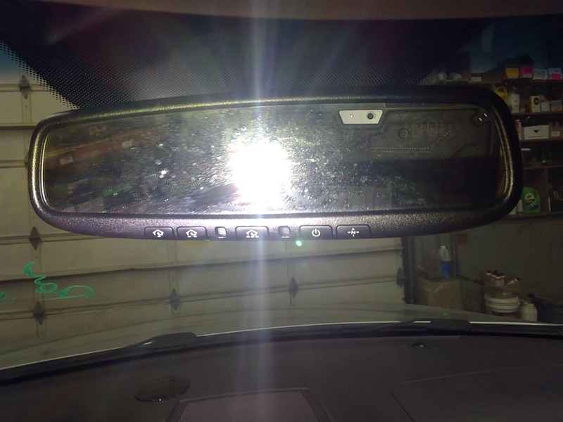 Rear View Mirror With Automatic Dimming Fits 07-12 SANTA FE 1766168