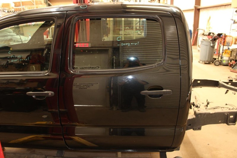 05-15 TACOMA 4.0L Black Driver Left Rear Door Assembly