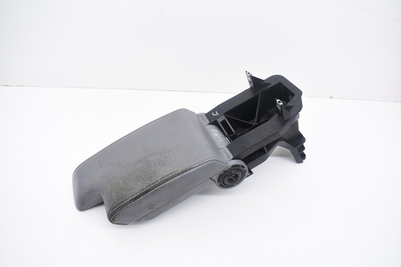 2003 BMW E46 330ci Front Center Console Arm Rest Lid Leather Gray OEM KW90