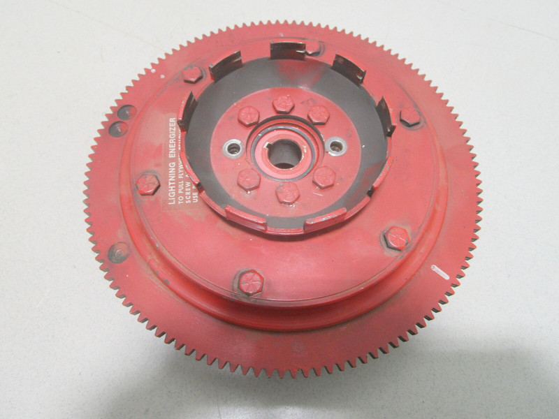 244-5358A2 Mercury Outboard 20 HP 2 Cylinder Flywheel Assembly 43-47446