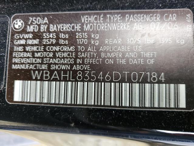 2006 BMW 750i A/C Selector Switch Control Unit OEM Black 64116981404 Used