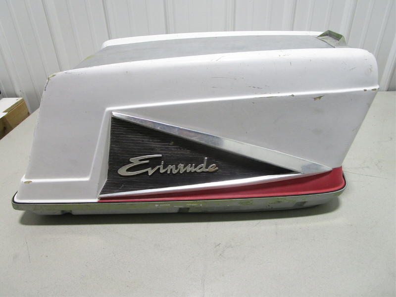 278184 Evinrude Lark II 40 HP Top Engine Cowl Motor Cover HoodVintage 1960