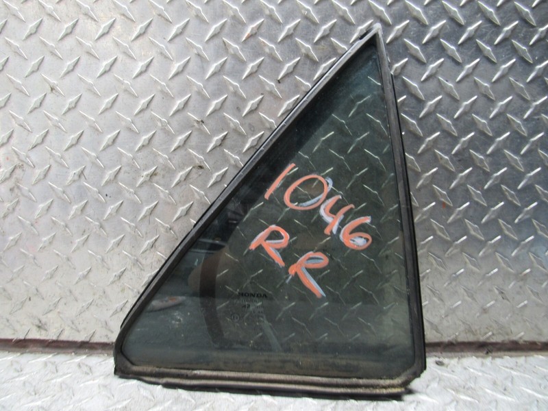 03-07 HONDA ACCORD RIGHT PASSENGER REAR DOOR VENT GLASS SDN AP TECH MANUFACTURER