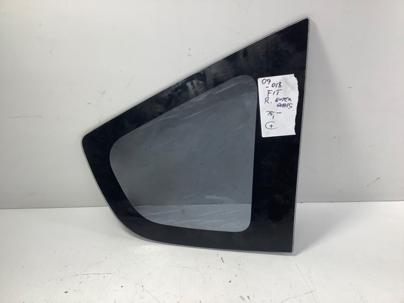 09-13 Honda Fit Right Rear Quarter Window Glass 73501-TF0-E01 OEM