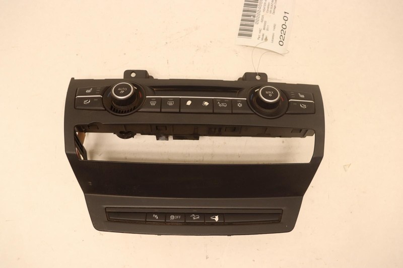 2007-2013 BMW X5 F15 A/C CLIMATE HEATER TEMPERATURE CONTROL PANEL OEM