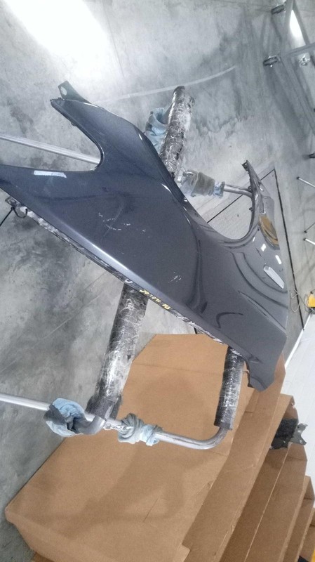 2015 BMW 528I Right Fender Grey Good Condition OEM 57675 83K Miles