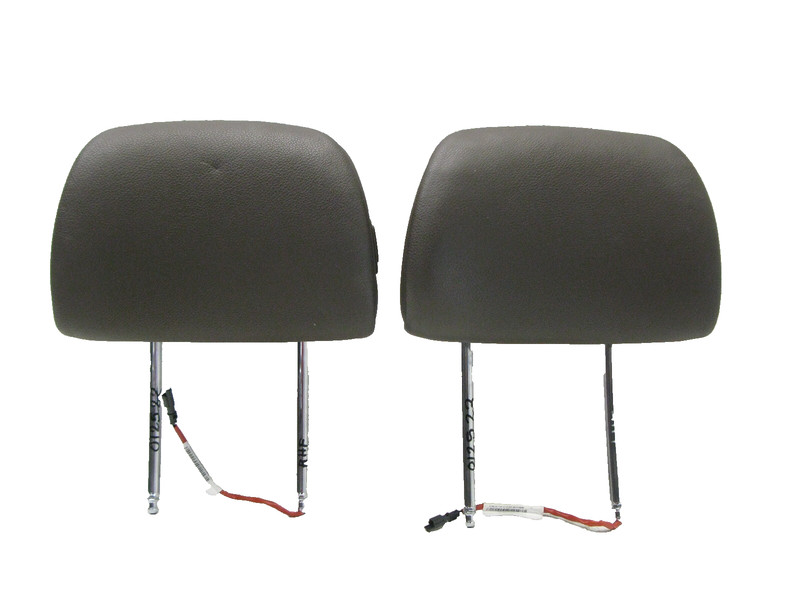 07-13 BMW E70 X5 FRONT DRIVER & PASSENGER SIDE SEAT HEADREST SET OEM 012522
