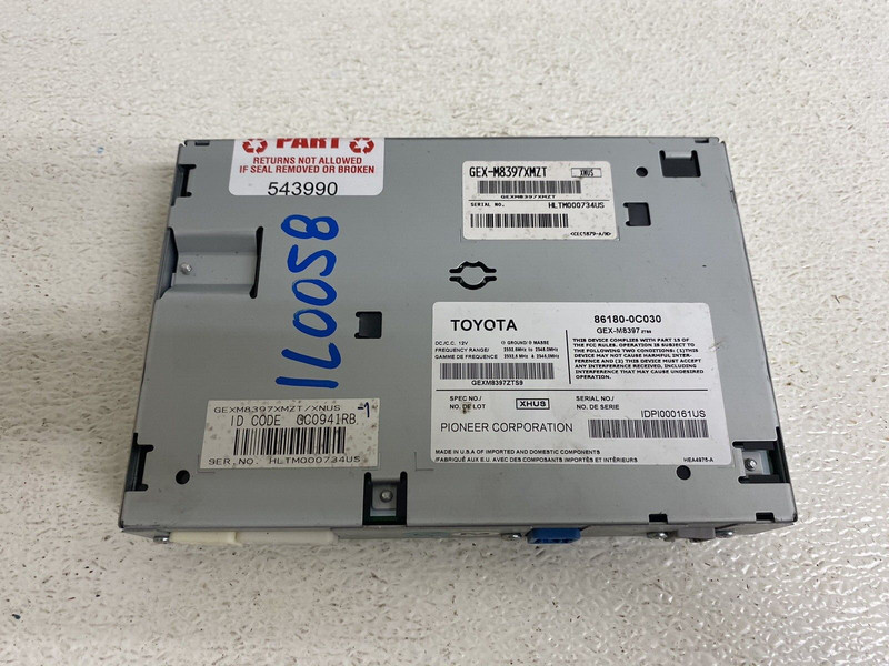 2010-2013 Toyota Tundra & Sequoia Satellite Module Computer 86180-0C030 Oem