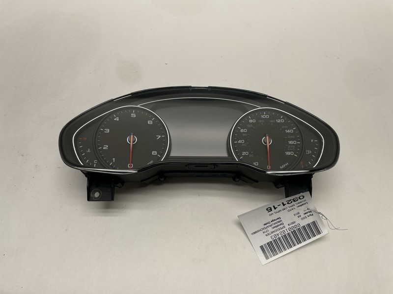 2011-2012 AUDI A8 INSTRUMENT CLUSTER GAUGE SPEEDOMETER ADAPTIVE CRUISE 171K MILE
