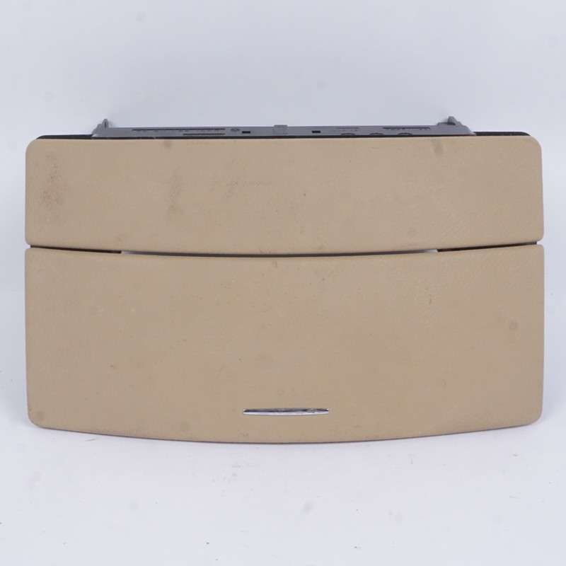 07-09 Mercedes W221 S550 S450 Center Console Dashboard CD Player Cover Beige OEM