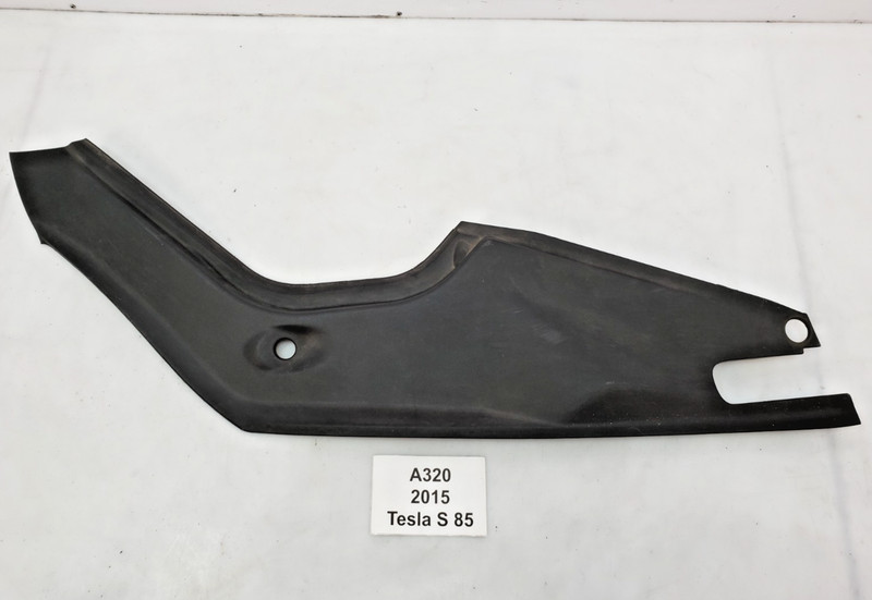 ✅ 12-16 OEM Tesla Model S Front Left Driver Underhood Apron Cover Trim Panel