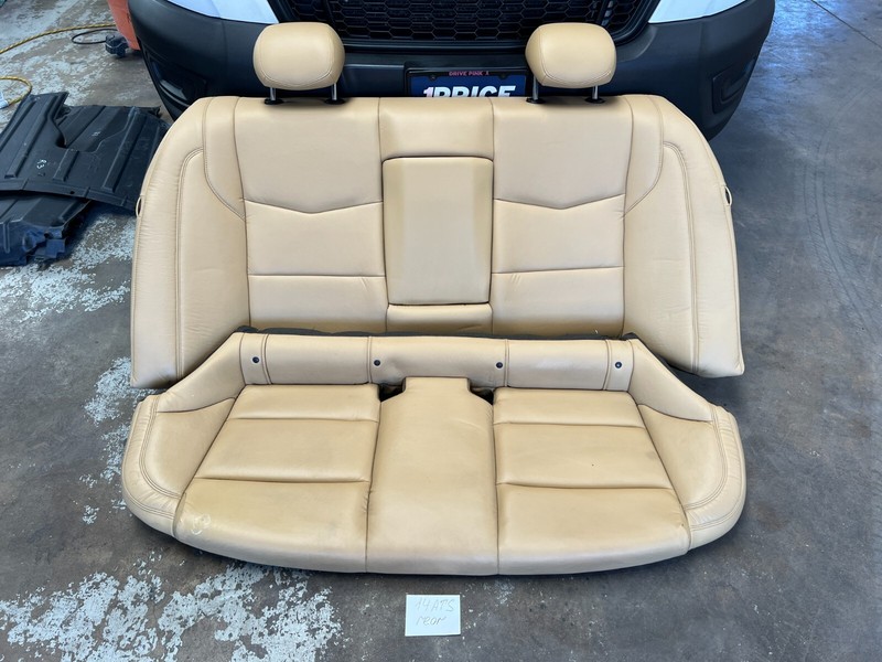 13-14 Cadillac ATS Sedan REAR SEAT UPPER AND LOWER CUSHION COMPLETE SET OEM